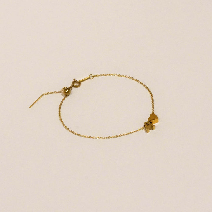 Personalised Sweet Heart Initial Bracelet