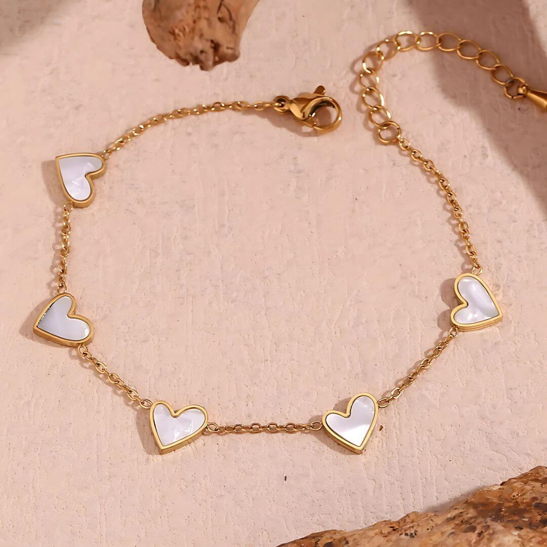 Carwen Heart Pendant Bracelet