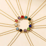 Maria Birthstone Necklace