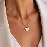 Personalised Alora Heart Initial Necklace