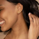 Personalised Raegan Name Earrings