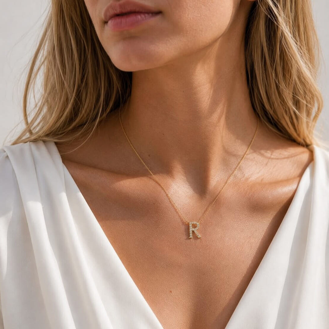Personalised Rosalie Initial Necklace