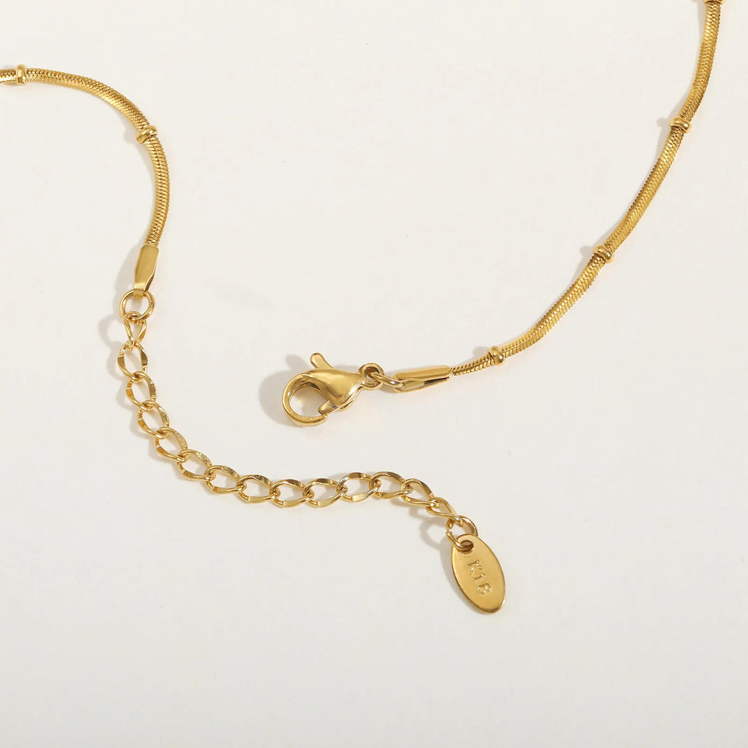 Serinna Snake Chain Bead Necklace