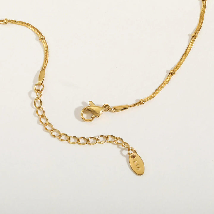 Serinna Snake Chain Bead Necklace