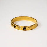 Bella Five Clover Colour Solid Bangle