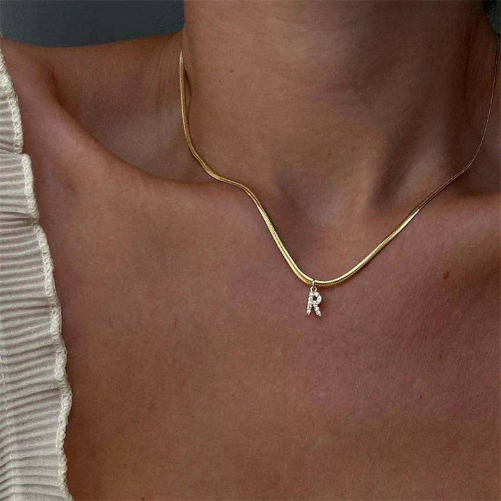 Rebecca Initial Necklace - Celeste Adore