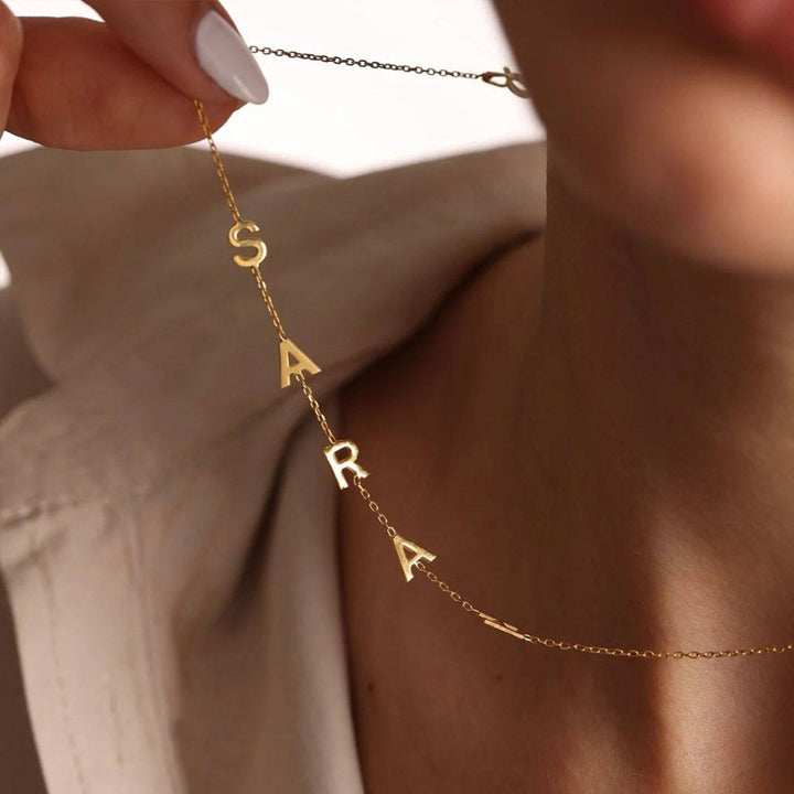 Spala Letter Necklace - Celeste Adore