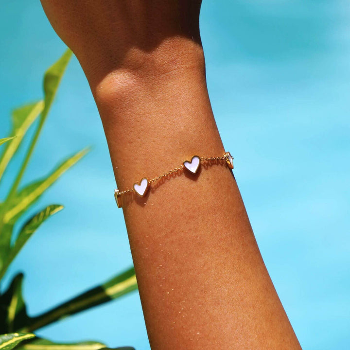 Carwen Heart Pendant Bracelet