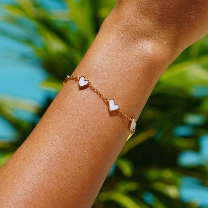 Carwen Heart Pendant Bracelet