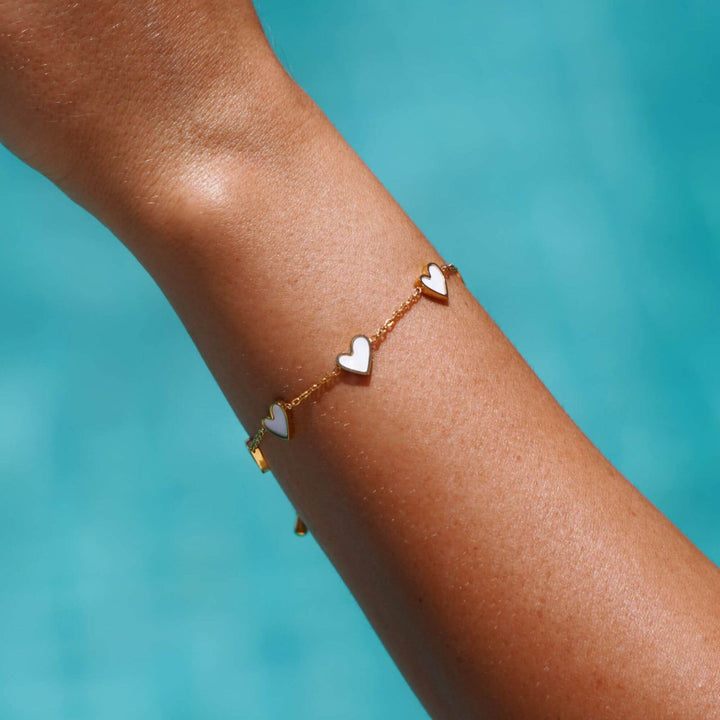 Carwen Heart Pendant Bracelet