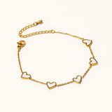 Carwen Heart Pendant Bracelet