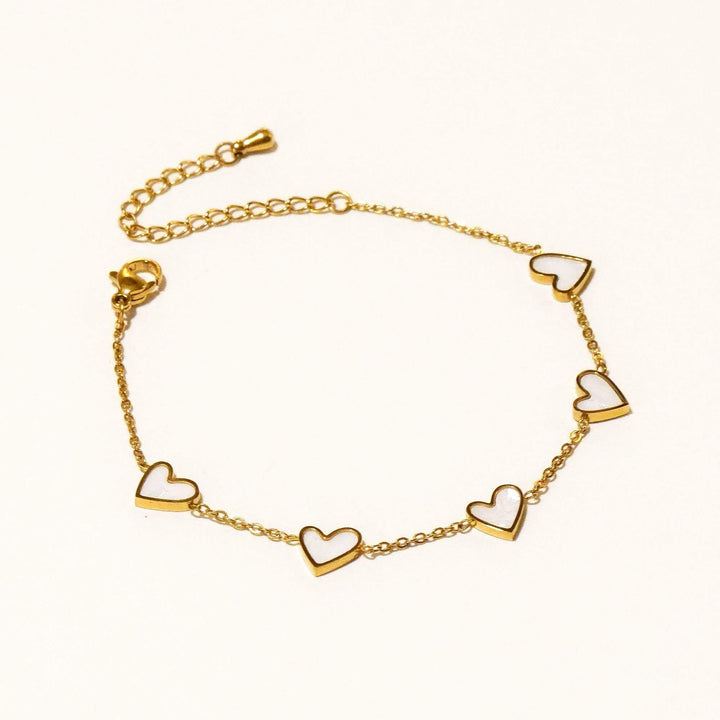 Carwen Heart Pendant Bracelet