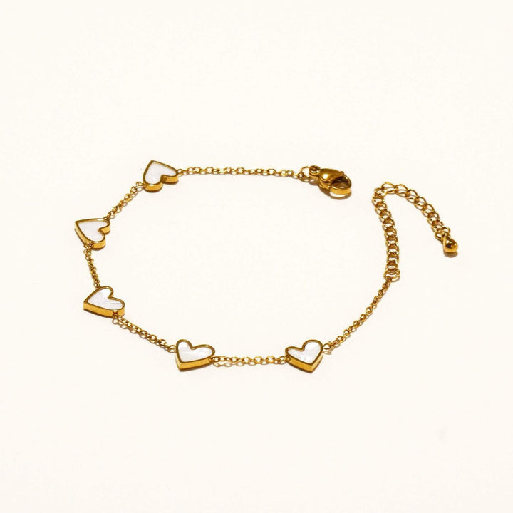 Carwen Heart Pendant Bracelet