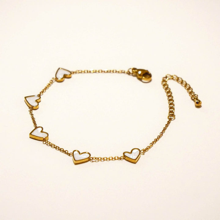 Carwen Heart Pendant Bracelet