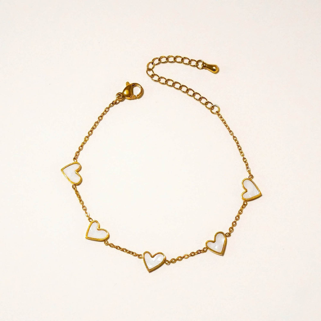 Carwen Heart Pendant Bracelet