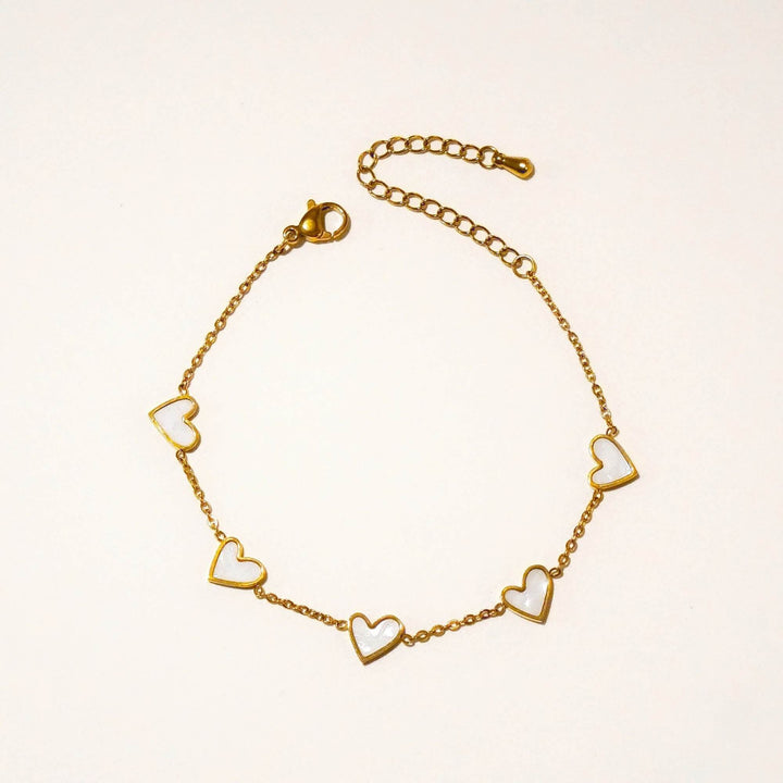 Carwen Heart Pendant Bracelet