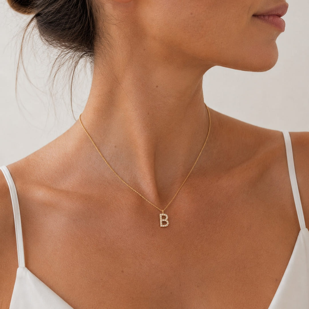Personalised Briella Initial Necklace